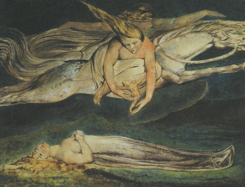 William Blake milost akvarel