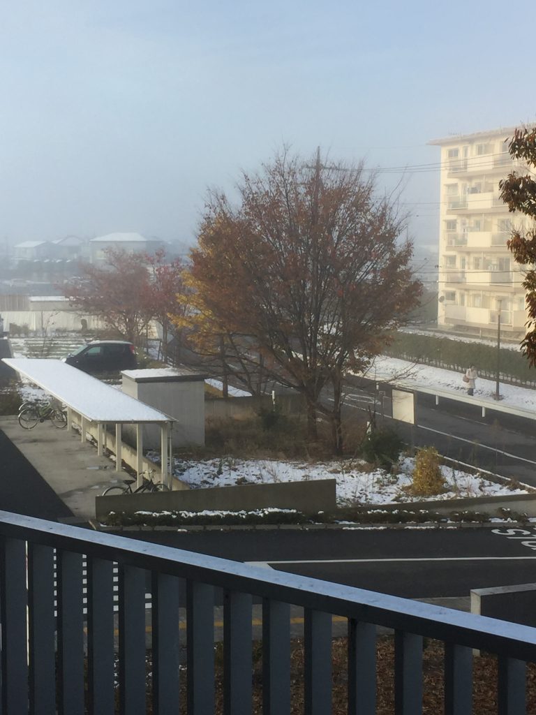 van die hospitaal af。sneeu oorbly
